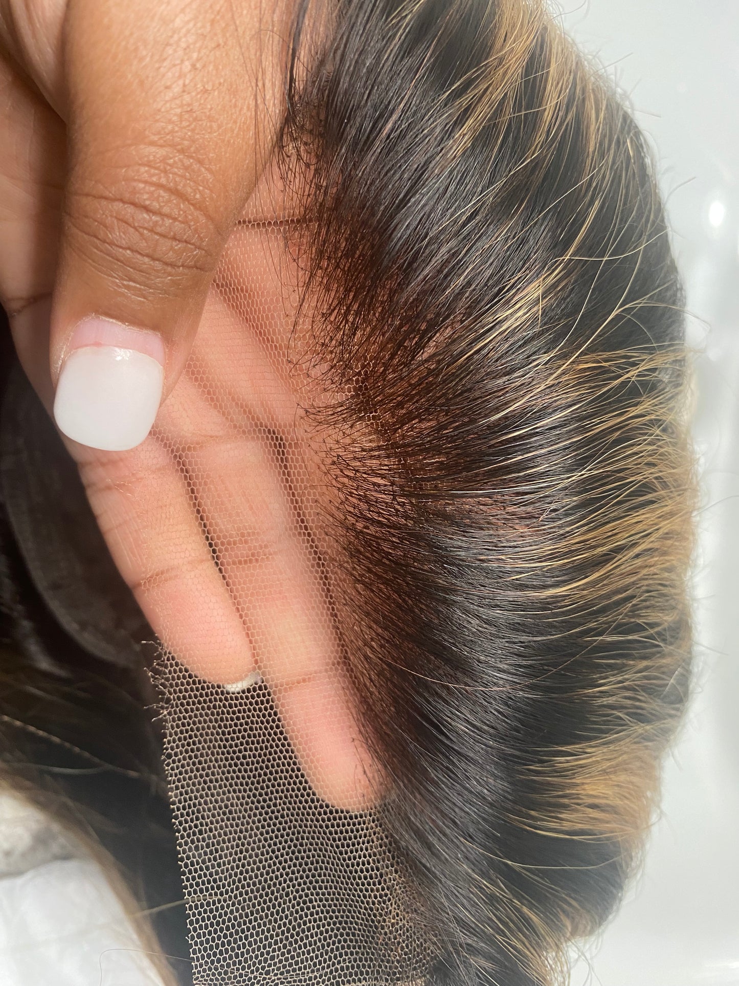 Invisible Lace Frontal Wig Pre Bleached and Pre Plucked