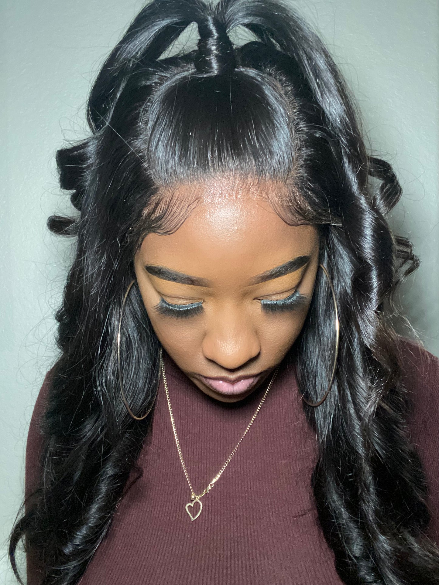 Invisible Lace Frontal Wig Pre Bleached and Pre Plucked